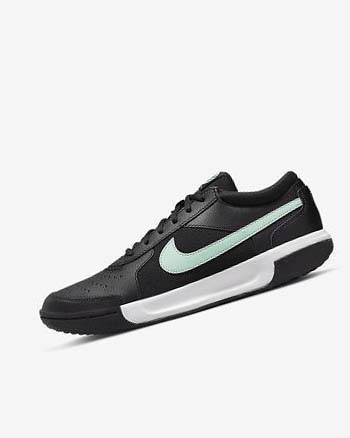 Nike Court Zoom Lite 3 Negros Blancos Verde Menta | MX 2455